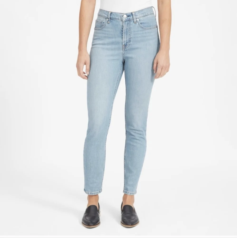 Everlane | light wash skinny ankle jeans - Picture 1 of 9